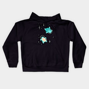 space turtle Kids Hoodie